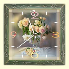 Wall clocks with motive