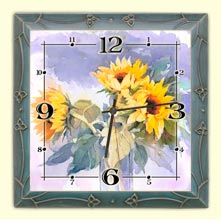 sunflowers in the vase